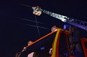 Einsatz BF Hoehenretter Koelner Seilbahn Hoehe Zoobruecke P2333